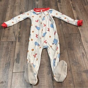 Carter’s Sesame Street Pajamas Footed Sleeper Size 24 Months Organic Cotton‎